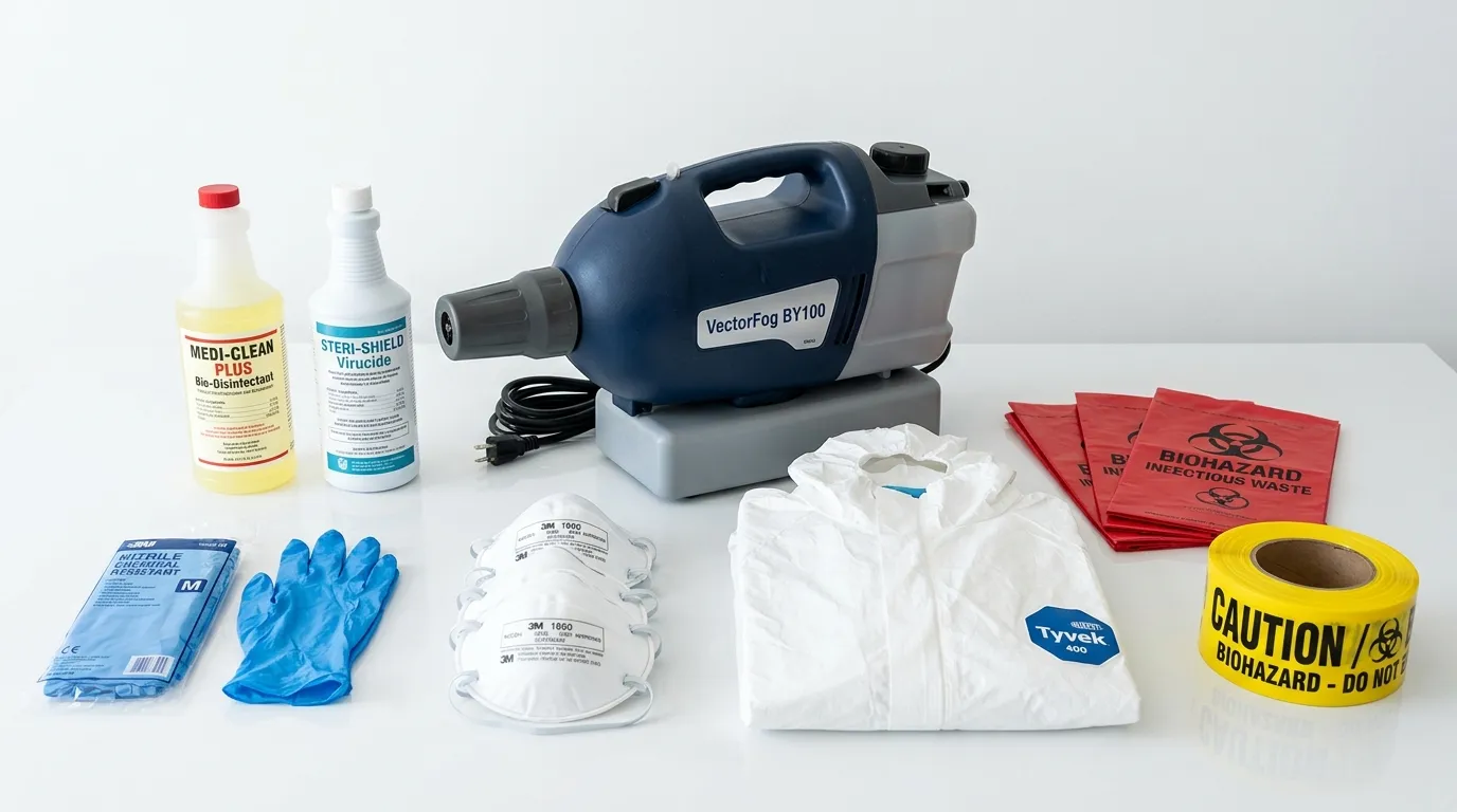 Professional biohazard remediation crew working in Kingsessing